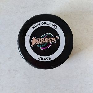 New Orleans Brass Hockey Puck